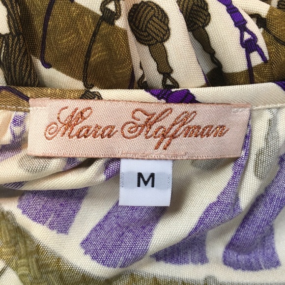 Anthropologie Mara Hoffman Tassel Print Tank Dress - Picture 7 of 7